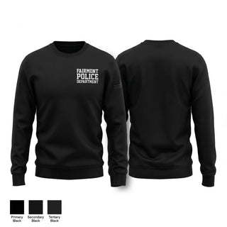 Crew Neck Sweatshirt, Fairmont Police Department, Police, Teamtime, Team time, sublimation, custom sports apparel, team uniforms, spirit wear, spiritwear, sports uniforms, custom shirts, team store, custom team store, fundraiser sports, apparel fundraiser