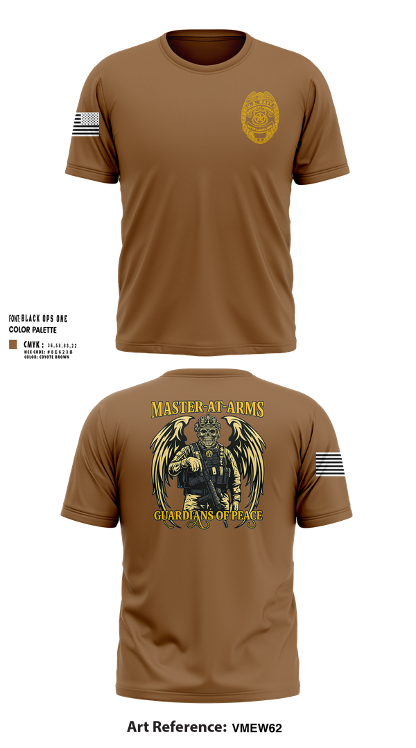Short Sleeve Performance Shirt, Master at Arms, Navy, Teamtime, Team time, sublimation, custom sports apparel, team uniforms, spirit wear, spiritwear, sports uniforms, custom shirts, team store, custom team store, fundraiser sports, apparel fundraiser