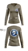 312th Military Intelligence Battalion 29345805 Women's Long Sleeve V-neck Shirt - 2 (1)