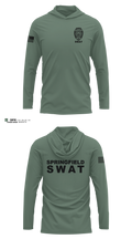 Springfield Ohio SWAT Long Sleeve Hooded Sun Shirt - 2