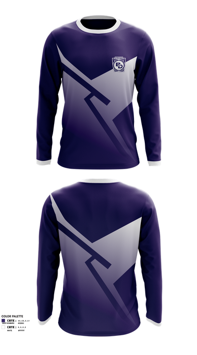 Ben Davis High School Basketball 5366784 Long Sleeve Performance Shirt 100