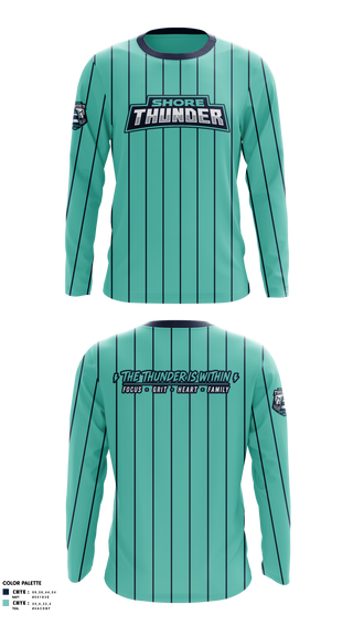 Long Sleeve Performance Shirt, Shore ThunderWicked Woman Welding, Softball, Teamtime, Team time, sublimation, custom sports apparel, team uniforms, spirit wear, spiritwear, sports uniforms, custom shirts, team store, custom team store, fundraiser sports, apparel fundraiser