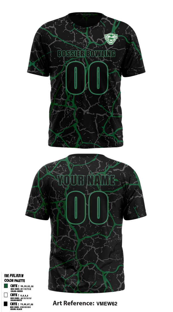 Short Sleeve Performance Shirt, Bossier Bowling, Bowling, Teamtime, Team time, sublimation, custom sports apparel, team uniforms, spirit wear, spiritwear, sports uniforms, custom shirts, team store, custom team store, fundraiser sports, apparel fundraiser