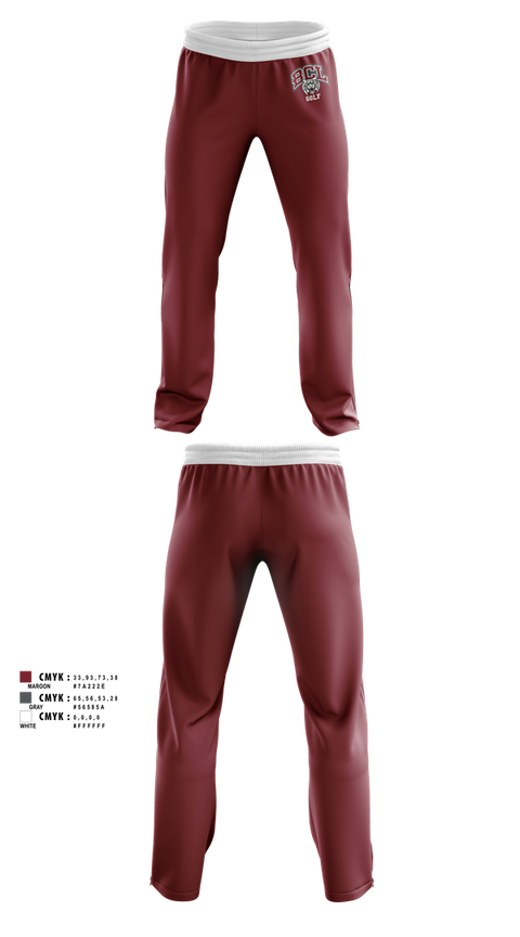 Sweatpants, Bishop Conaty - Our Lady of Loretto Golf, Golf, Teamtime, Team time, sublimation, custom sports apparel, team uniforms, spirit wear, spiritwear, sports uniforms, custom shirts, team store, custom team store, fundraiser sports, apparel fundraiser