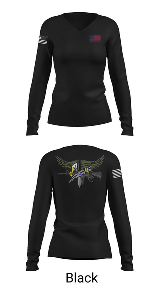 Womens Long Sleeve Vneck Shirt, Sikeston Special operations, , Teamtime, Team time, sublimation, custom sports apparel, team uniforms, spirit wear, spiritwear, sports uniforms, custom shirts, team store, custom team store, fundraiser sports, apparel fundraiser