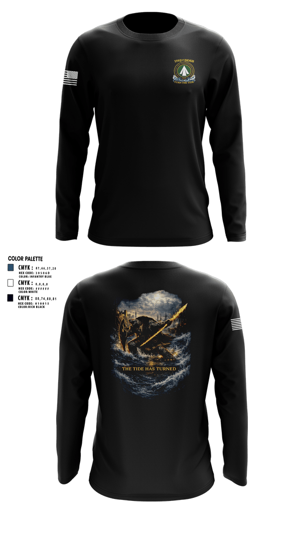 Long Sleeve Performance Shirt, 1192nd DDSB, Army, Teamtime, Team time, sublimation, custom sports apparel, team uniforms, spirit wear, spiritwear, sports uniforms, custom shirts, team store, custom team store, fundraiser sports, apparel fundraiser