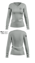 SRT Women's Long Sleeve V-neck Shirt - 12