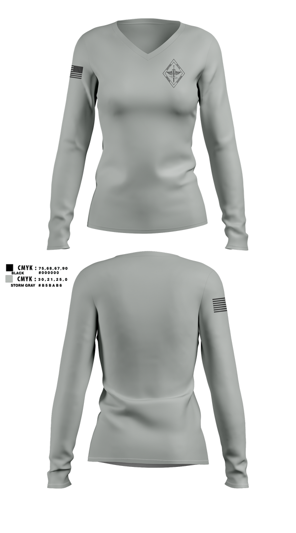 Womens Long Sleeve Vneck Shirt, SRT, Police, Teamtime, Team time, sublimation, custom sports apparel, team uniforms, spirit wear, spiritwear, sports uniforms, custom shirts, team store, custom team store, fundraiser sports, apparel fundraiser