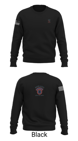 Crew Neck Sweatshirt, Avon Indiana Recruiting Station, Army, Teamtime, Team time, sublimation, custom sports apparel, team uniforms, spirit wear, spiritwear, sports uniforms, custom shirts, team store, custom team store, fundraiser sports, apparel fundraiser