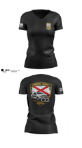 Lowndes County Sheriff’s 51636922 Women's Short Sleeve V-neck Shirt - 2