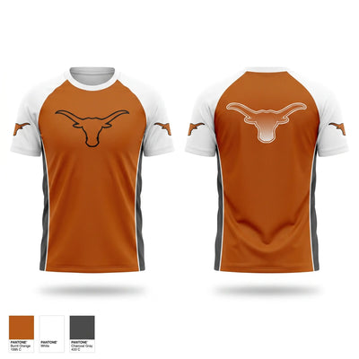Los Gatos Longhorns 70449941 Short Sleeve Performance Shirt - 1