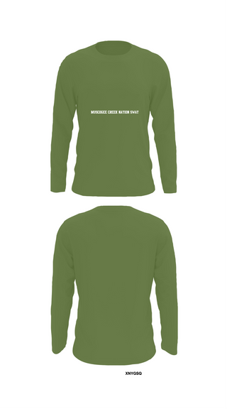 Long Sleeve Performance Shirt, Muscogee Creek Nation SWAT, , Teamtime, Team time, sublimation, custom sports apparel, team uniforms, spirit wear, spiritwear, sports uniforms, custom shirts, team store, custom team store, fundraiser sports, apparel fundraiser