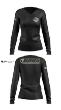 Winston County Rescue Squad Women's Long Sleeve V-neck Shirt - 51