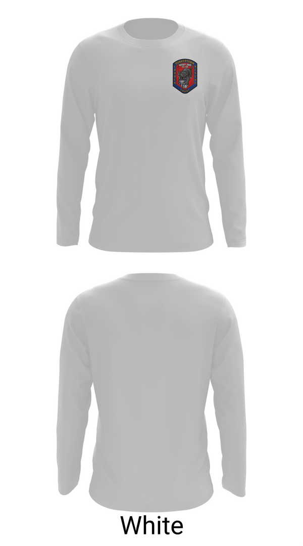Long Sleeve Performance Shirt, West End Fire Company, Fire Department, Teamtime, Team time, sublimation, custom sports apparel, team uniforms, spirit wear, spiritwear, sports uniforms, custom shirts, team store, custom team store, fundraiser sports, apparel fundraiser