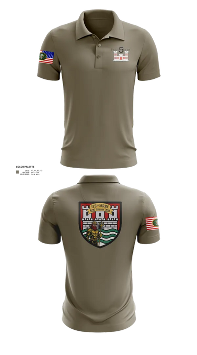 175th MRBC 2368764 Short Sleeve Performance Polo - 23