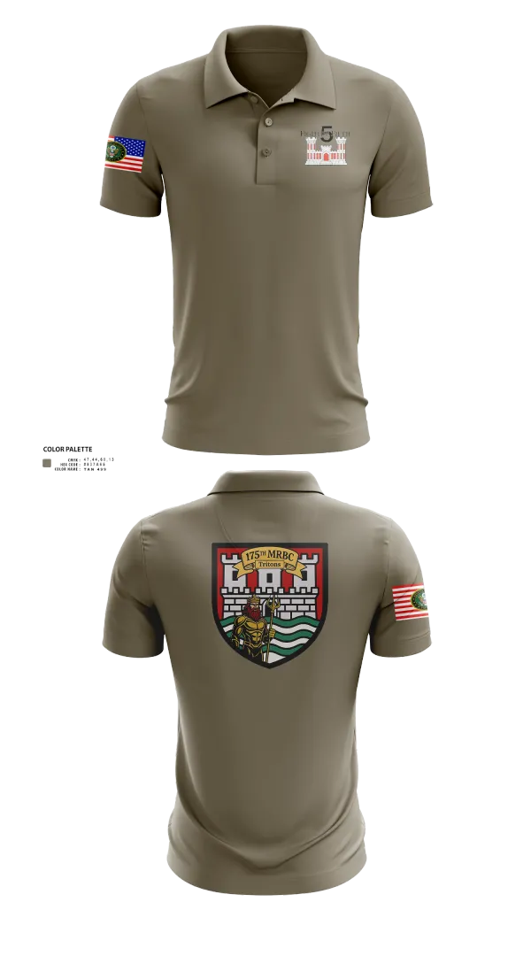 Short Sleeve Performance Polo, 175th MRBC, , Teamtime, Team time, sublimation, custom sports apparel, team uniforms, spirit wear, spiritwear, sports uniforms, custom shirts, team store, custom team store, fundraiser sports, apparel fundraiser