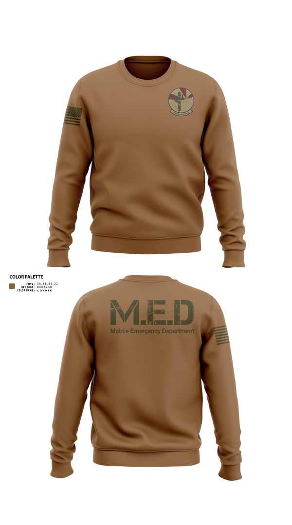 Crew Neck Sweatshirt, MED, Air Force, Teamtime, Team time, sublimation, custom sports apparel, team uniforms, spirit wear, spiritwear, sports uniforms, custom shirts, team store, custom team store, fundraiser sports, apparel fundraiser