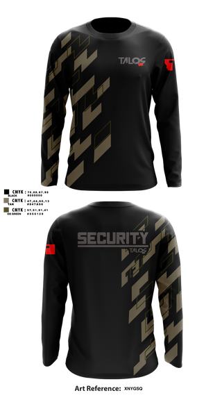 Long Sleeve Performance Shirt, Talos Security, , Teamtime, Team time, sublimation, custom sports apparel, team uniforms, spirit wear, spiritwear, sports uniforms, custom shirts, team store, custom team store, fundraiser sports, apparel fundraiser