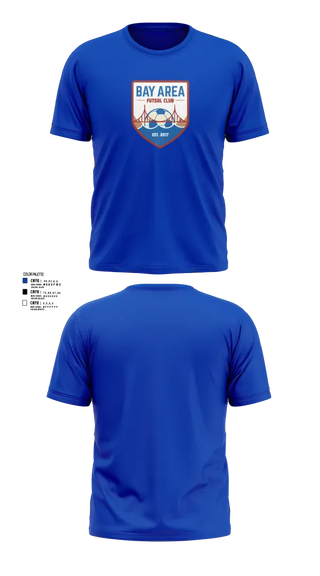 Short Sleeve Performance Shirt, Bay Area Futsal Club, Men's Soccer, Teamtime, Team time, sublimation, custom sports apparel, team uniforms, spirit wear, spiritwear, sports uniforms, custom shirts, team store, custom team store, fundraiser sports, apparel fundraiser