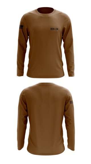 Long Sleeve Performance Shirt, 15th EN, Army, Teamtime, Team time, sublimation, custom sports apparel, team uniforms, spirit wear, spiritwear, sports uniforms, custom shirts, team store, custom team store, fundraiser sports, apparel fundraiser