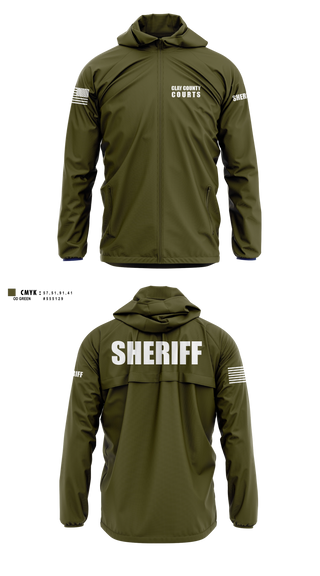 Windbreaker, Clay County Courts, Police, Teamtime, Team time, sublimation, custom sports apparel, team uniforms, spirit wear, spiritwear, sports uniforms, custom shirts, team store, custom team store, fundraiser sports, apparel fundraiser