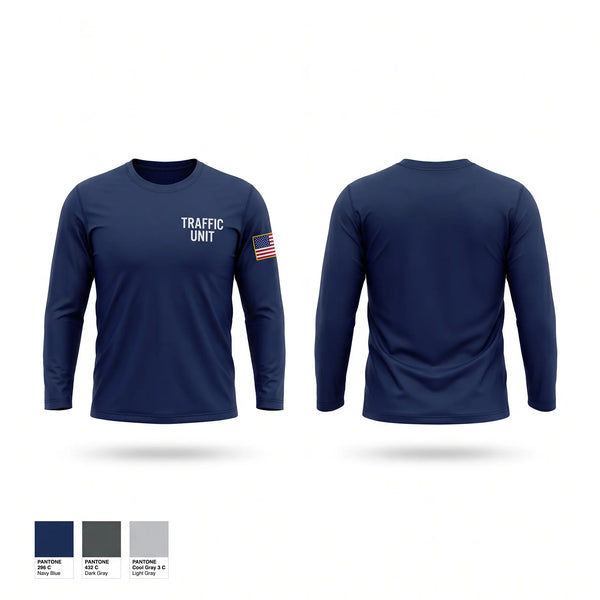Long Sleeve Performance Shirt, Traffic Unit, Police, Teamtime, Team time, sublimation, custom sports apparel, team uniforms, spirit wear, spiritwear, sports uniforms, custom shirts, team store, custom team store, fundraiser sports, apparel fundraiser