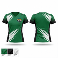 Alexandria Middle Magnet School Track & Field 53774200 Women's Short Sleeve V-neck Shirt - 25
