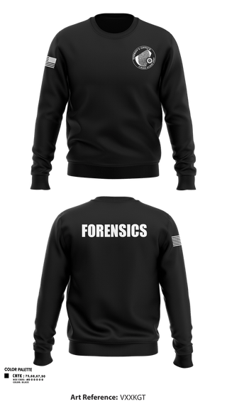 Crew Neck Sweatshirt, Crime Scene UnitCrime Scene Unit, Police, Teamtime, Team time, sublimation, custom sports apparel, team uniforms, spirit wear, spiritwear, sports uniforms, custom shirts, team store, custom team store, fundraiser sports, apparel fundraiser