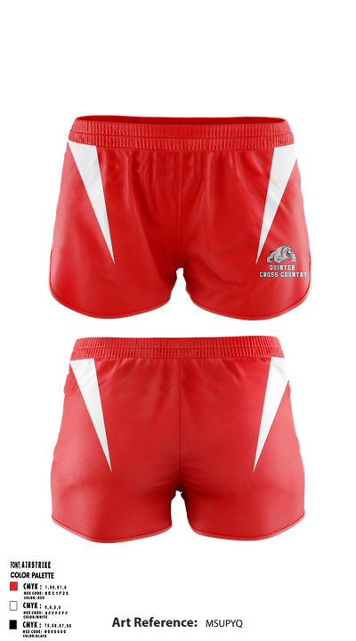 Quinter High School Cross Country 91524533 Ranger Panties - 1