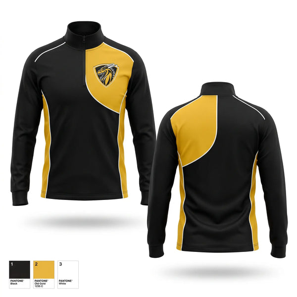 Quarter Zip Jacket, Wenonah Lady Dragons Soccer, Women's Soccer, Teamtime, Team time, sublimation, custom sports apparel, team uniforms, spirit wear, spiritwear, sports uniforms, custom shirts, team store, custom team store, fundraiser sports, apparel fundraiser