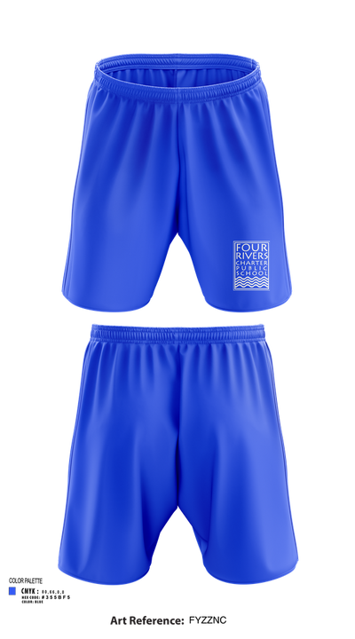 Four Rivers 77254120 Athletic Shorts With Pockets - 101