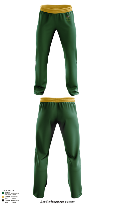 Monte Vista Pirates 48910336 Sweatpants - 1