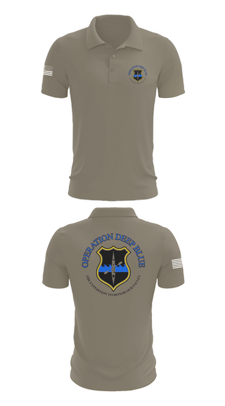 Short Sleeve Performance Polo, Operation Deep Blue, , Teamtime, Team time, sublimation, custom sports apparel, team uniforms, spirit wear, spiritwear, sports uniforms, custom shirts, team store, custom team store, fundraiser sports, apparel fundraiser