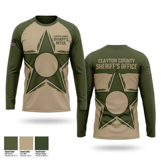 Long Sleeve Performance Shirt, Clayton County Sheriff’s Office, Police, Teamtime, Team time, sublimation, custom sports apparel, team uniforms, spirit wear, spiritwear, sports uniforms, custom shirts, team store, custom team store, fundraiser sports, apparel fundraiser