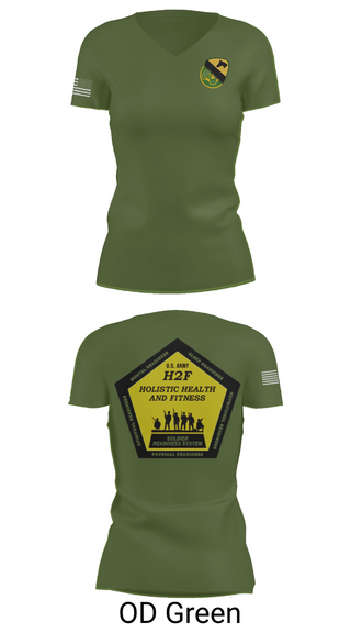 Womens Short Sleeve Vneck Shirt, 1st Cav 3CR, , Teamtime, Team time, sublimation, custom sports apparel, team uniforms, spirit wear, spiritwear, sports uniforms, custom shirts, team store, custom team store, fundraiser sports, apparel fundraiser
