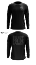 Bishop Police Department Long Sleeve Performance Shirt - 13