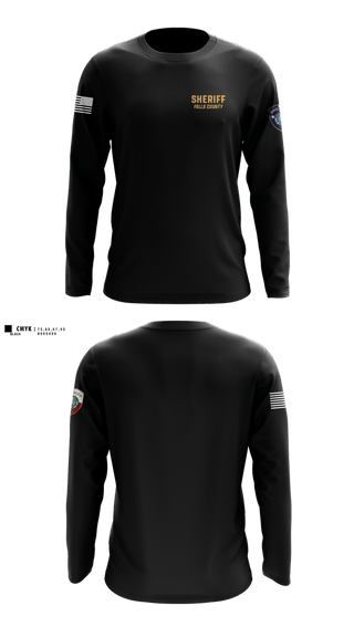 Long Sleeve Performance Shirt, Falls County Sheriff’s Office, Police, Teamtime, Team time, sublimation, custom sports apparel, team uniforms, spirit wear, spiritwear, sports uniforms, custom shirts, team store, custom team store, fundraiser sports, apparel fundraiser