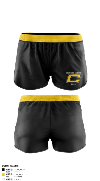 Womens Shorts, Great Lakes Canes 18u, Softball, Teamtime, Team time, sublimation, custom sports apparel, team uniforms, spirit wear, spiritwear, sports uniforms, custom shirts, team store, custom team store, fundraiser sports, apparel fundraiser