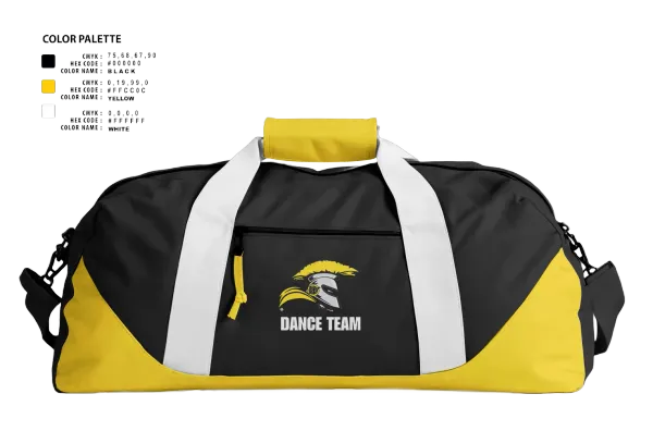 Duffle Bag, Waupun Middle School Dance Team, Cheer, Teamtime, Team time, sublimation, custom sports apparel, team uniforms, spirit wear, spiritwear, sports uniforms, custom shirts, team store, custom team store, fundraiser sports, apparel fundraiser