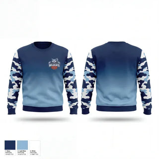 Crew Neck Sweatshirt, Midwest Wildcats, Women's Basketball, Teamtime, Team time, sublimation, custom sports apparel, team uniforms, spirit wear, spiritwear, sports uniforms, custom shirts, team store, custom team store, fundraiser sports, apparel fundraiser