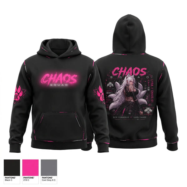 Hoodie, Chaos squad 02, E-Sports, Teamtime, Team time, sublimation, custom sports apparel, team uniforms, spirit wear, spiritwear, sports uniforms, custom shirts, team store, custom team store, fundraiser sports, apparel fundraiser