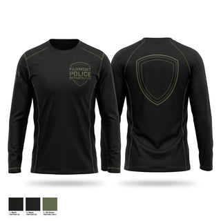 Long Sleeve Performance Shirt, Fairmont Police Department, Police, Teamtime, Team time, sublimation, custom sports apparel, team uniforms, spirit wear, spiritwear, sports uniforms, custom shirts, team store, custom team store, fundraiser sports, apparel fundraiser