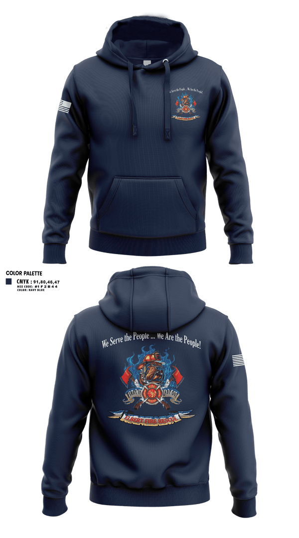 Hoodie, Elbert Fire Protection District Colorado, Fire Department, Teamtime, Team time, sublimation, custom sports apparel, team uniforms, spirit wear, spiritwear, sports uniforms, custom shirts, team store, custom team store, fundraiser sports, apparel fundraiser