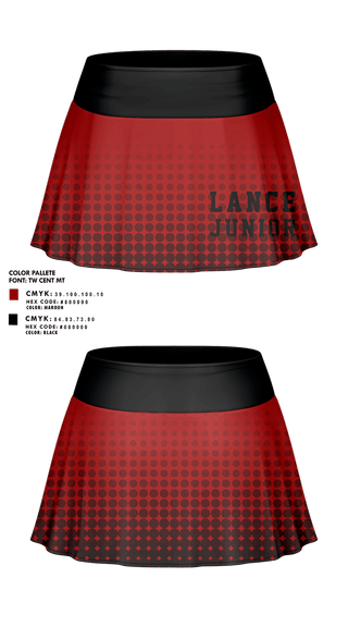 Skort, Lancer Junior Cheer, Cheer, Teamtime, Team time, sublimation, custom sports apparel, team uniforms, spirit wear, spiritwear, sports uniforms, custom shirts, team store, custom team store, fundraiser sports, apparel fundraiser