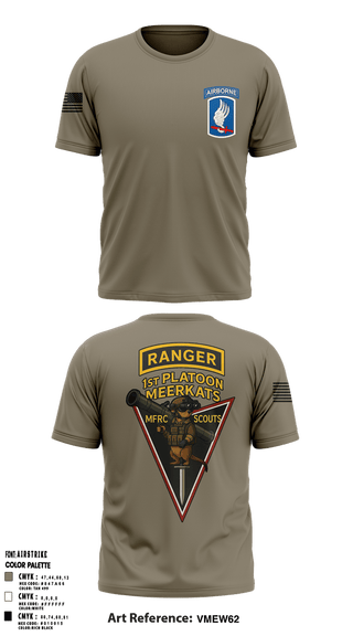 Old School Cotton Feel Shirt, MFRC 173rd, Army, Teamtime, Team time, sublimation, custom sports apparel, team uniforms, spirit wear, spiritwear, sports uniforms, custom shirts, team store, custom team store, fundraiser sports, apparel fundraiser