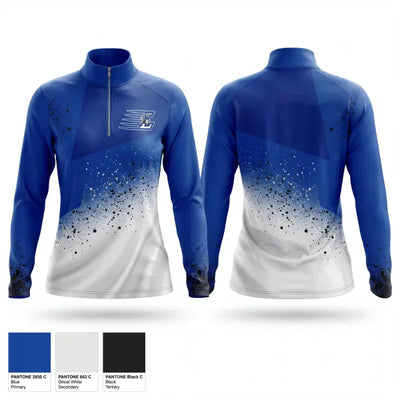 Lisbon Blue Devils 71405873 Quarter Zip Jacket - 2