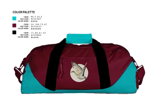 Duffle Bag, Gladys Jung Cranes Cross Country, Cross Country, Teamtime, Team time, sublimation, custom sports apparel, team uniforms, spirit wear, spiritwear, sports uniforms, custom shirts, team store, custom team store, fundraiser sports, apparel fundraiser