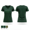 Force 1 Solutions 52858131 Women's Short Sleeve V-neck Shirt - 1