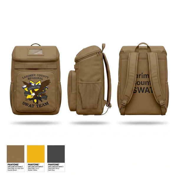 Gear Bag, Larimer County Swat, Police, Teamtime, Team time, sublimation, custom sports apparel, team uniforms, spirit wear, spiritwear, sports uniforms, custom shirts, team store, custom team store, fundraiser sports, apparel fundraiser