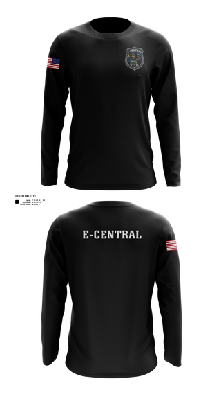 Long Sleeve Performance Shirt, PWCPD E Central, Police, Teamtime, Team time, sublimation, custom sports apparel, team uniforms, spirit wear, spiritwear, sports uniforms, custom shirts, team store, custom team store, fundraiser sports, apparel fundraiser